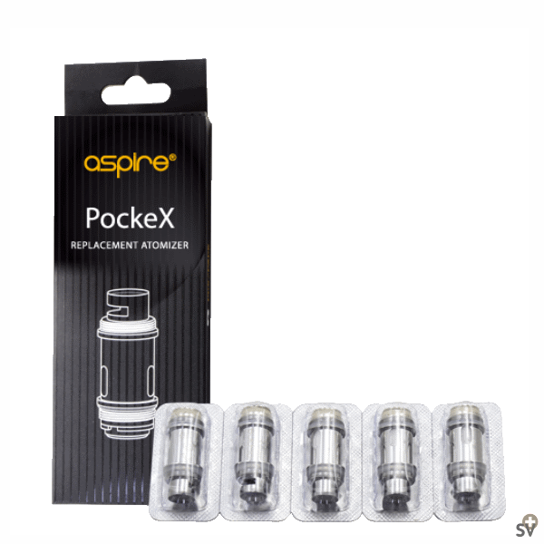 Aspire PockeX - Atomiseur de remplacement - résistance 0.6 ohm (5 pcs) (Accessories)