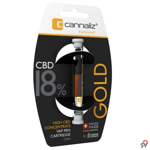 Cartouche Cannaliz « GOLD » 18% CBD (Phyto-Inhalation)