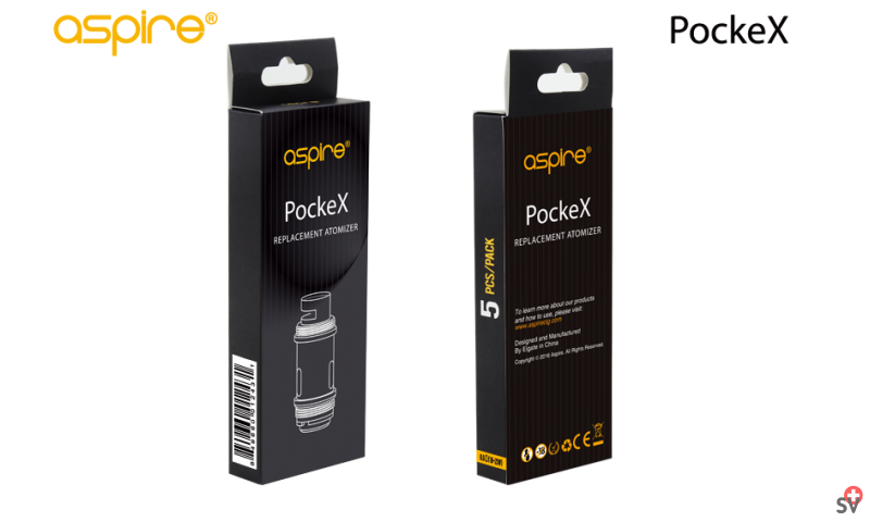 Aspire PockeX - Atomiseur de remplacement - package