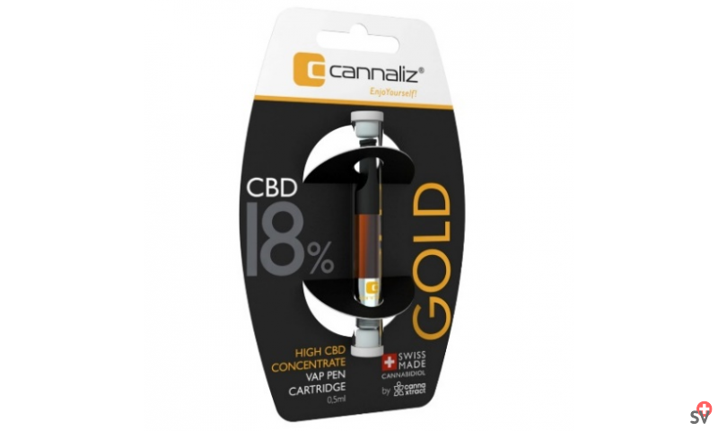 Cartouche Cannaliz « GOLD » 18% CBD (Phyto-Inhalation)