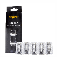 Aspire PockeX - Atomiseur de remplacement - résistance 0.6 ohm (5 pcs) (Accessories)