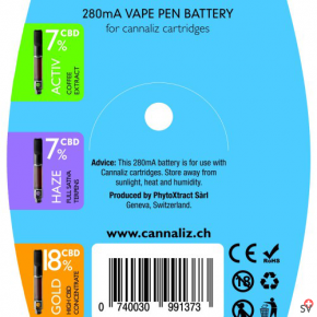 Cannaliz - CBD Vape Pen - Vaporisateur portable