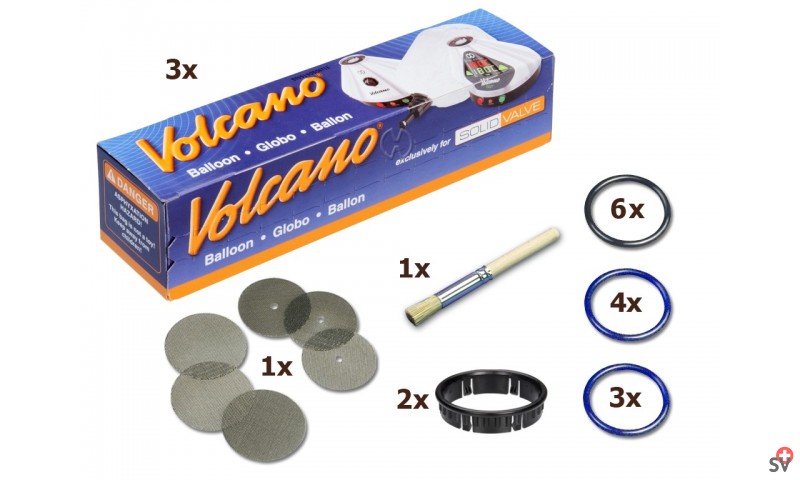 Volcano - Solid Valve Wear and Tear Set