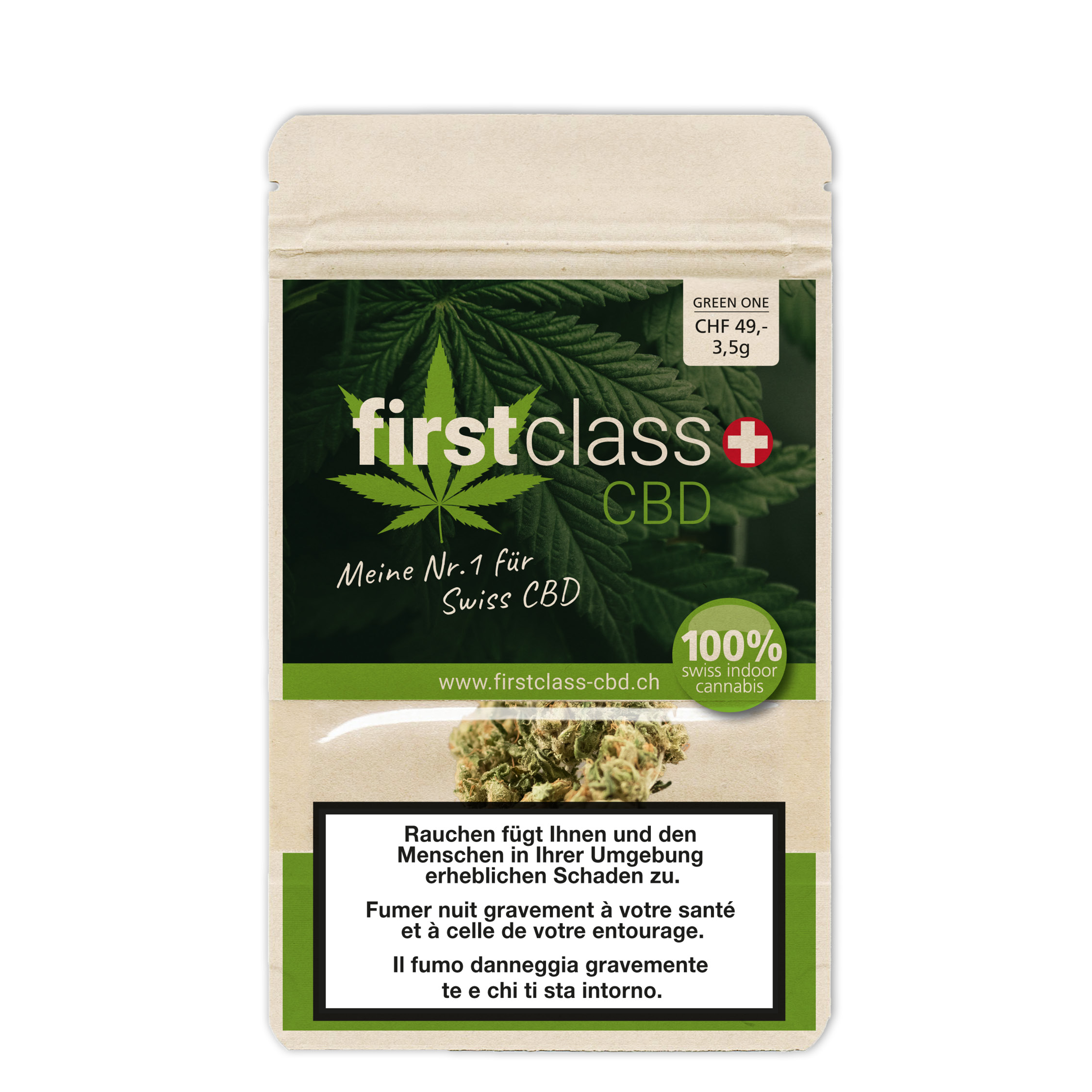 CBD First Class packaging